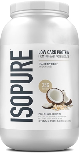 Isopure Low Carb Protein Powder Toasted Coconut