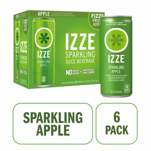 Izze Beverage Sparkling Juice Non-GMO Apple