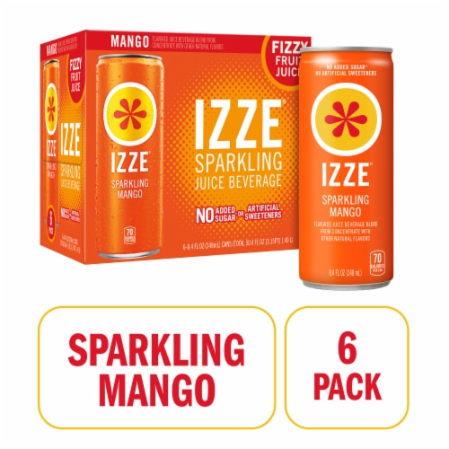Izze Beverage Sparkling Juice Non-GMO Mango
