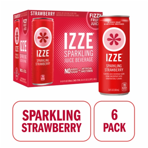 Izze Beverage Sparkling Juice Non-GMO Strawberry