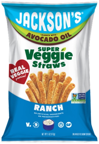 Jackson's Super Veggie Straws with Avocado Oil Ranch