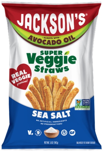 Jackson's Super Veggie Straws with Avocado Oil Sea Salt