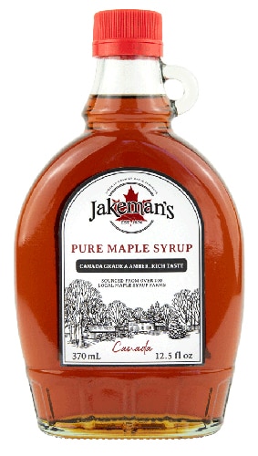 Jakeman's Pure Maple Syrup Canada Grade A Amber