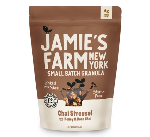 Jamie's Farm Granola Baked with Ghee Chai Streusel with Honey