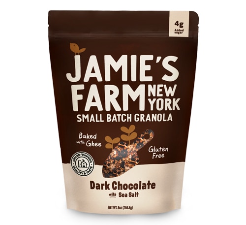 Jamie's Farm Granola Baked with Ghee Dark Chocolate with Sea Salt