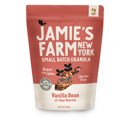 Jamie's Farm Granola Baked with Ghee Vanilla Bean with Sour Cherries