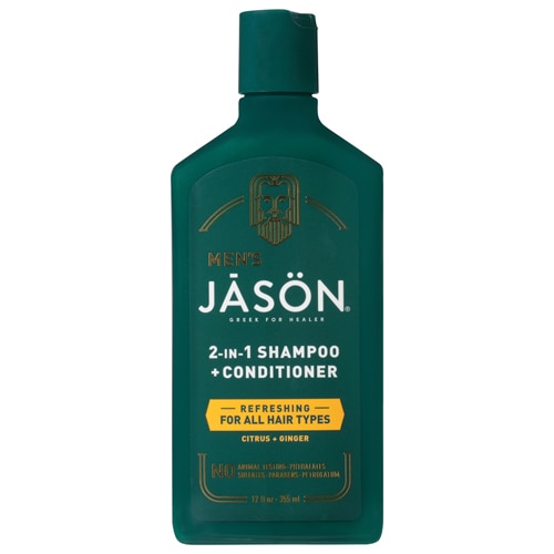 Jason Men's Refreshing 2-In-1 Shampoo + Conditioner