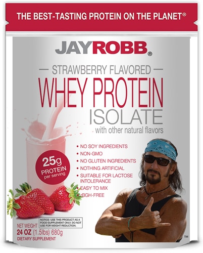 Jay Robb Whey Protein Isolate Strawberry