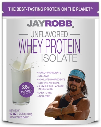 Jay Robb Whey Protein Isolate Unflavored