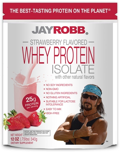 Jay Robb Whey Protein Powder Strawberry