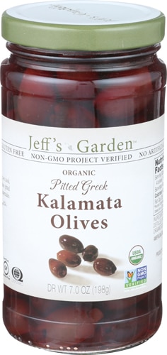 Jeff's Naturals Organic Pitted Greek Kalamata Olives