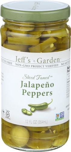 Jeff's Naturals Sliced Tamed™ Jalapeno Peppers