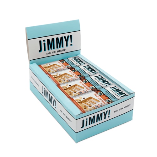 JimmyBar Protein Bar Eye of the Tiger Chocolate Caramel Peanut