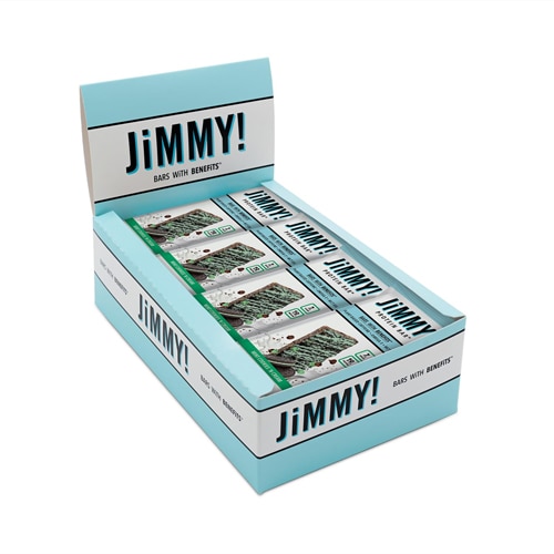 JimmyBar Protein Bar Wake & Focus Mint Cookies 'N Cream