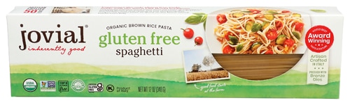 Jovial Gluten Free Organic Brown Rice Pasta Spaghetti