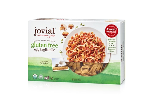 Jovial Organic Brown Rice Pasta Gluten Free Traditional Egg Tagliatelle