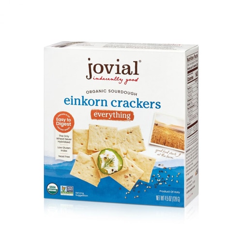 Jovial Organic Einkorn Sourdough Everything Crackers