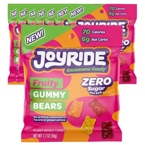 Joyride Fruity Gummy Bears - Pack of 8