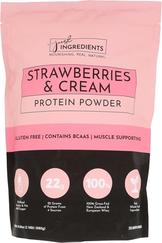 Just Ingredients Protein Powder Strawberries & Cream