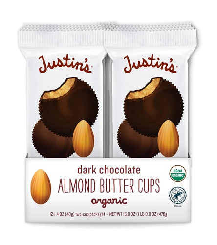 Justin's Organic Dark Chocolate Almond Butter Cups