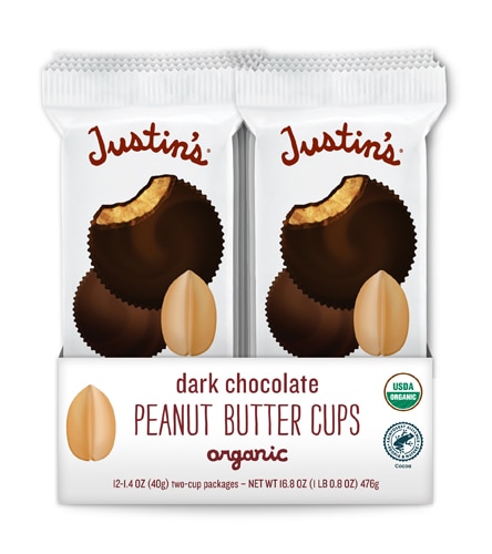 Justin's Peanut Butter Cups Dark Chocolate