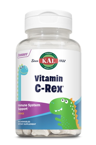 KAL Kids Vitamin C-Rex® Immune System Support Orange