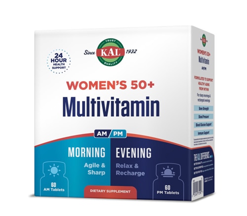 KAL Women's 50 Plus AM-PM Multivitamin - 60 Tablets Each