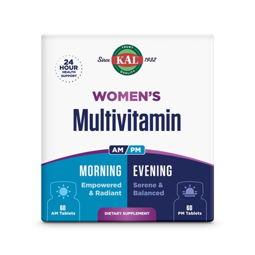 KAL Women's AM-PM Multivitamin - 60 Tablets Each