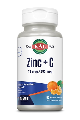 KAL Zinc + C - ActivMelt Tablets