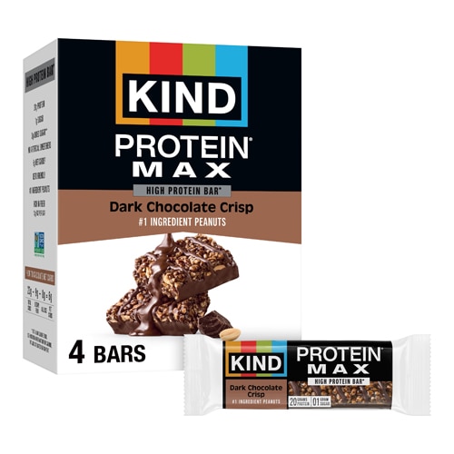 KIND Protein MAX Bars 20g Protein Dark Chocolate Crisp