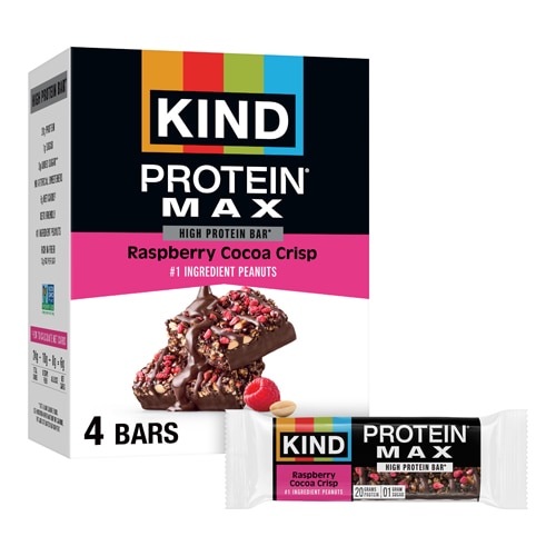 KIND Protein MAX Bars 20g Protein Raspberry Cocoa Crisp