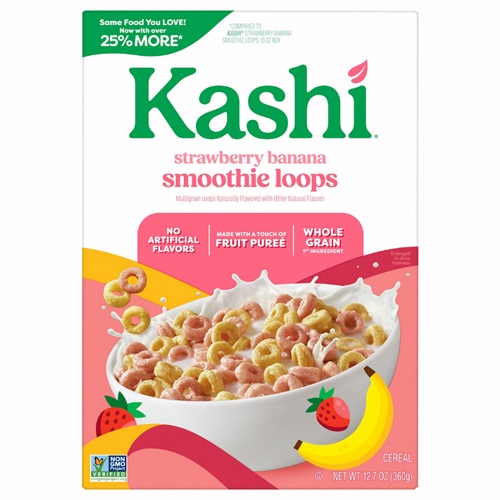 Kashi Cereal Smoothie Loops Strawberry Banana