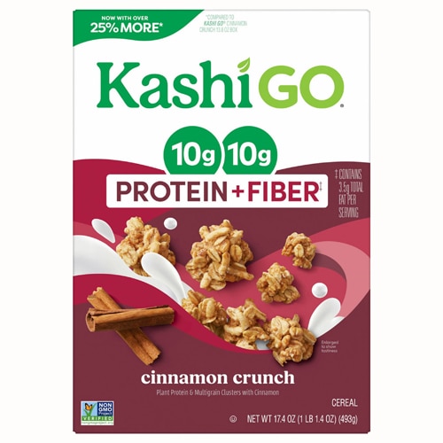 Kashi GO Protein & Fiber Cereal Cinnamon Crunch