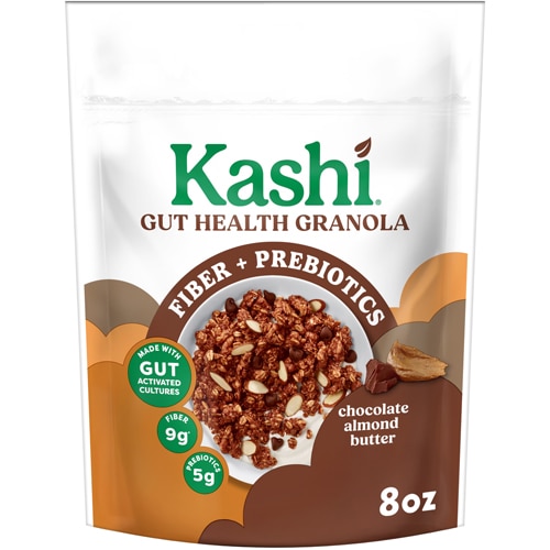 Kashi Gut Health Granola Fiber + Prebiotics Dark Chocolate Almond Butter