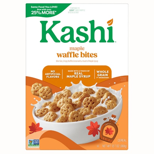 Kashi Waffle Bites Cereal Maple