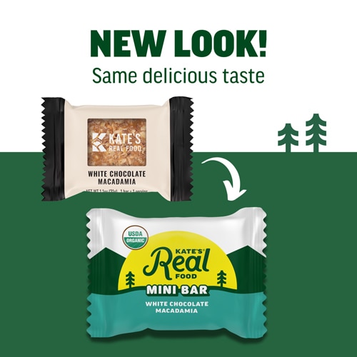 Kate's Real Food Organic Mini Energy Bar White Chocolate Macadamia