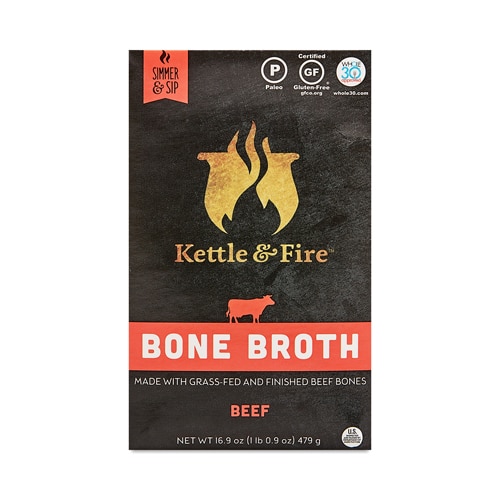 Kettle & Fire Gluten Free Grass-Fed Bone Broth Beef