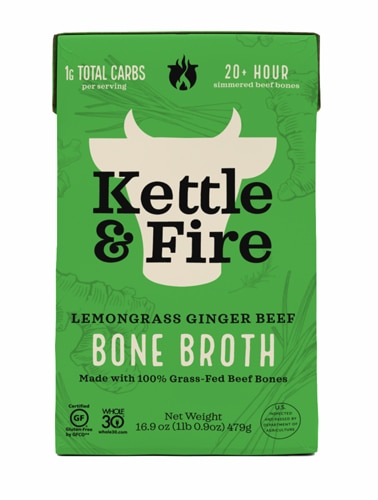 Kettle & Fire Lemongrass Ginger Beef Bone Broth