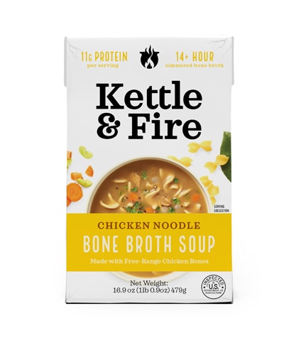 Kettle & Fire Soup Organic Bone Broth Chicken Noodle