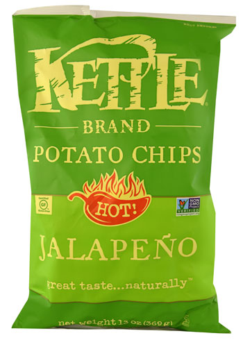 Kettle Brand Potato Chips Party Size Jalapeno