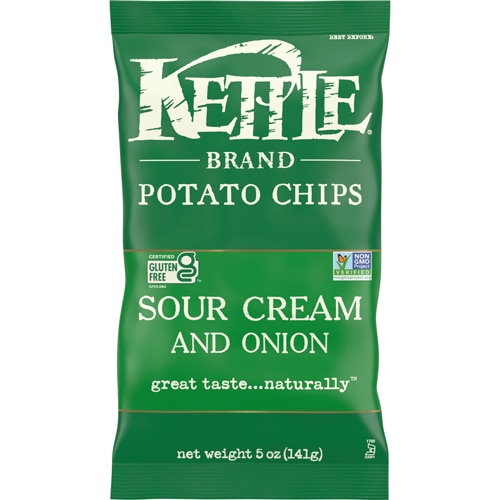 Kettle Brand Potato Chips Sour Cream and Onion