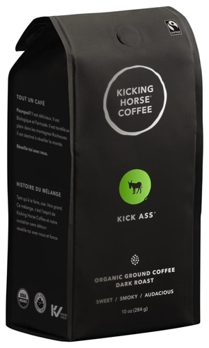 Kicking Horse Coffee Kick Ass Ground Organic Dark Roast