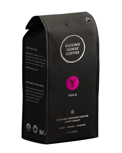 Kicking Horse Coffee Organic Ground Coffee Light Hola