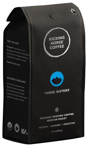 Kicking Horse Coffee Three Sisters Ground Organic Medium Roast