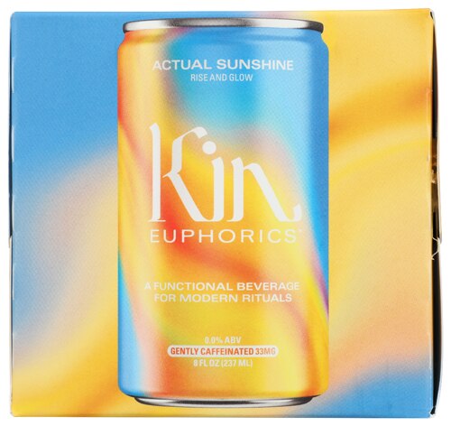 Kin Euphorics Non-Alcoholic Functional Beverage Actual Sunshine