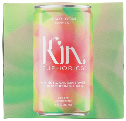 Kin Euphorics Non-Alcoholic Functional Beverage Caffeine Free Kin Bloom