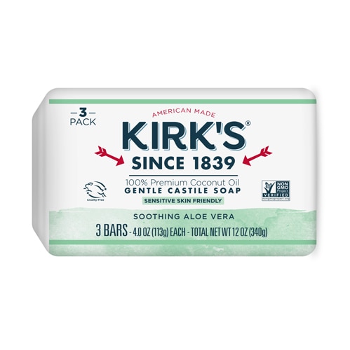 Kirk's Gentle Castile Soap Aloe Vera