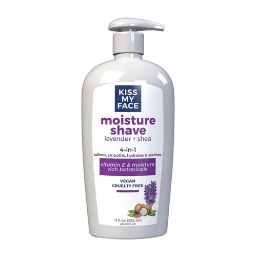 Kiss My Face 4-in-1 Moisture Shave Lotion - Lavender Shea