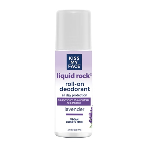 Kiss My Face Deodorant Liquid Rock Roll-On Lavender