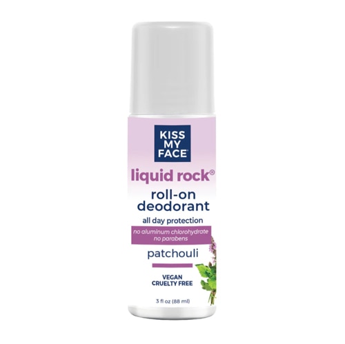 Kiss My Face Deodorant Liquid Rock Roll-On Patchouli